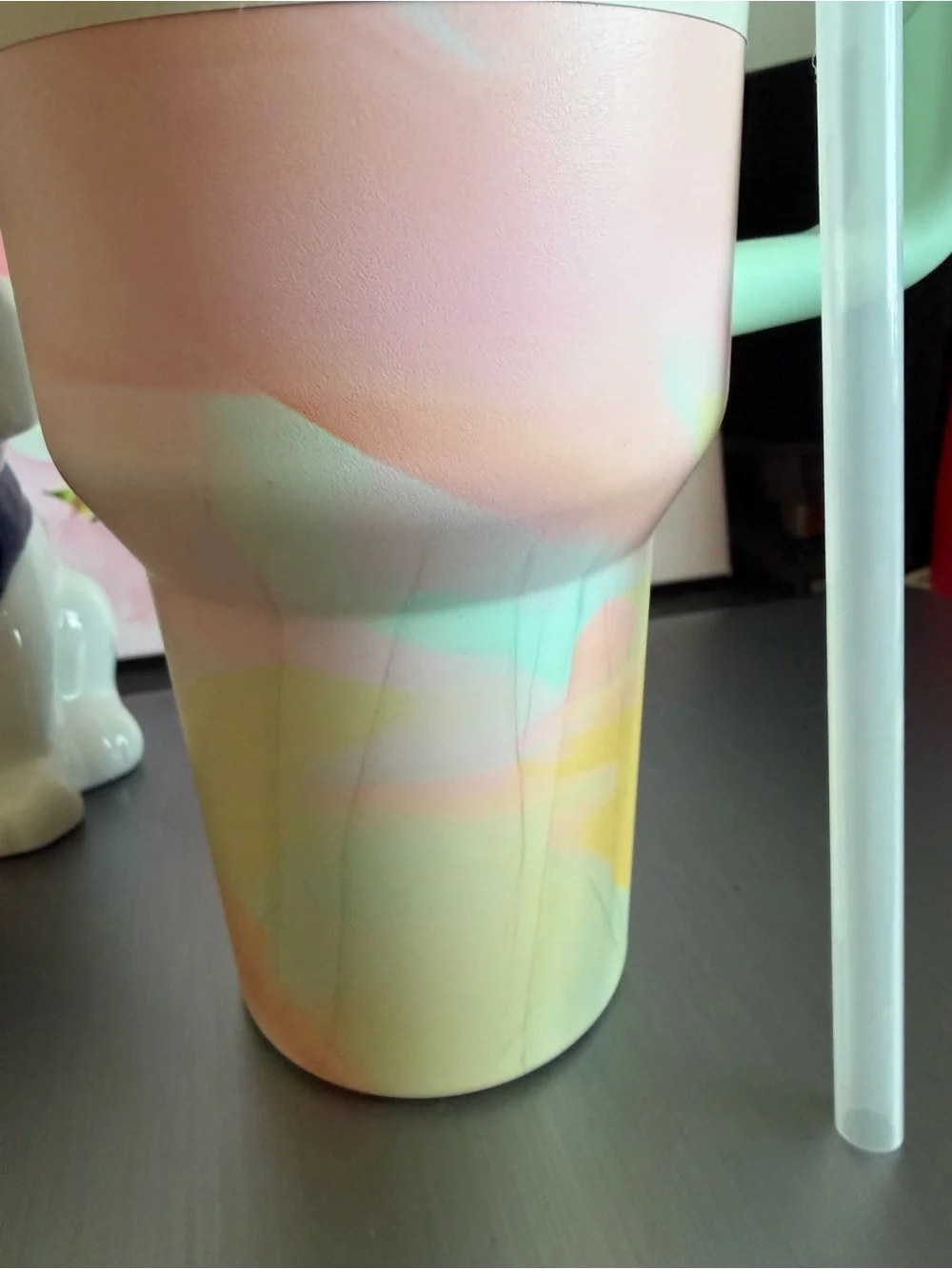 Stanley Quencher H2.0 Tumbler - Pastel Pink Multicolor RARE colors - Picture 2 of 8